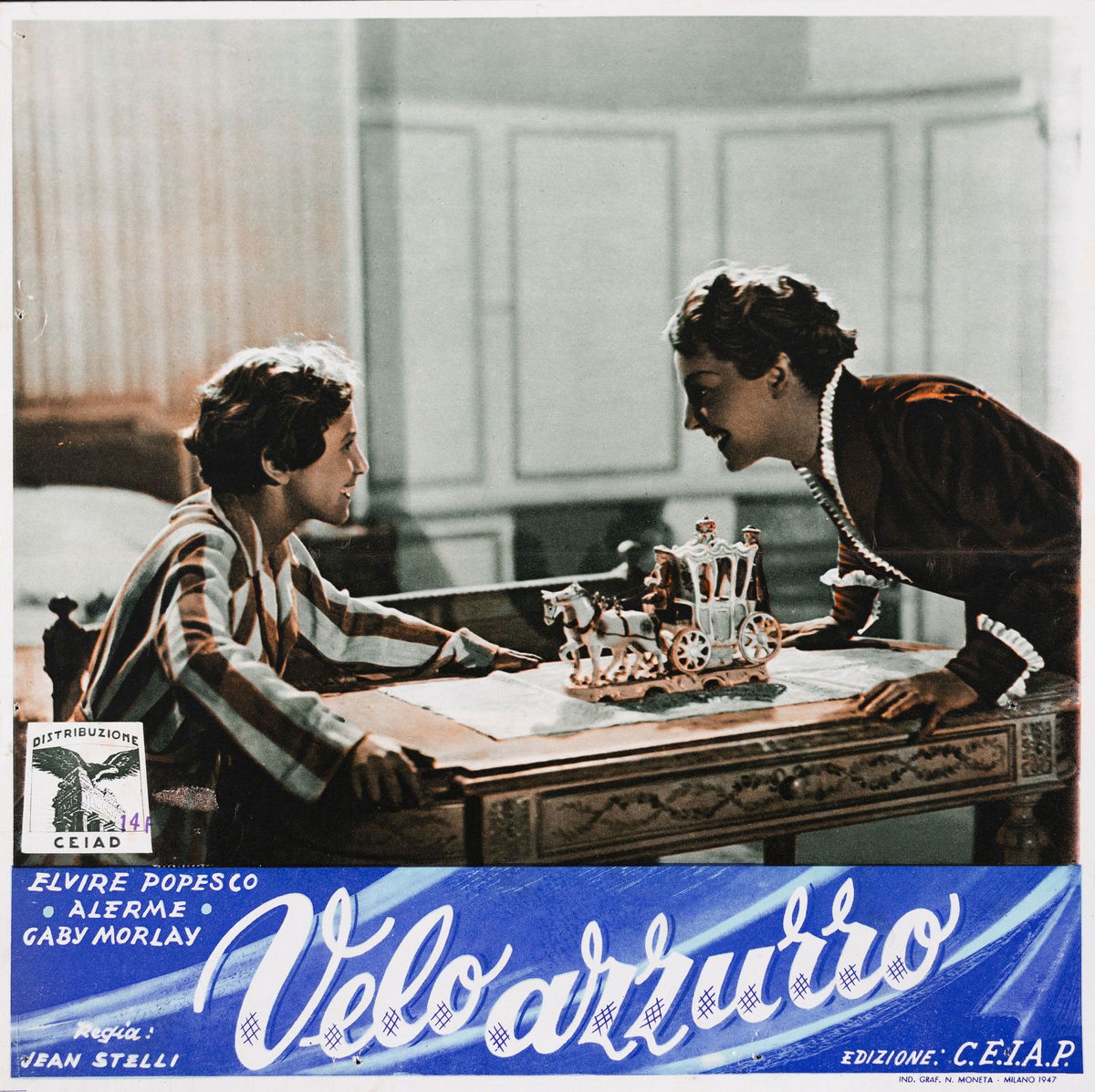 Velo azzurro - Fotobusta 1