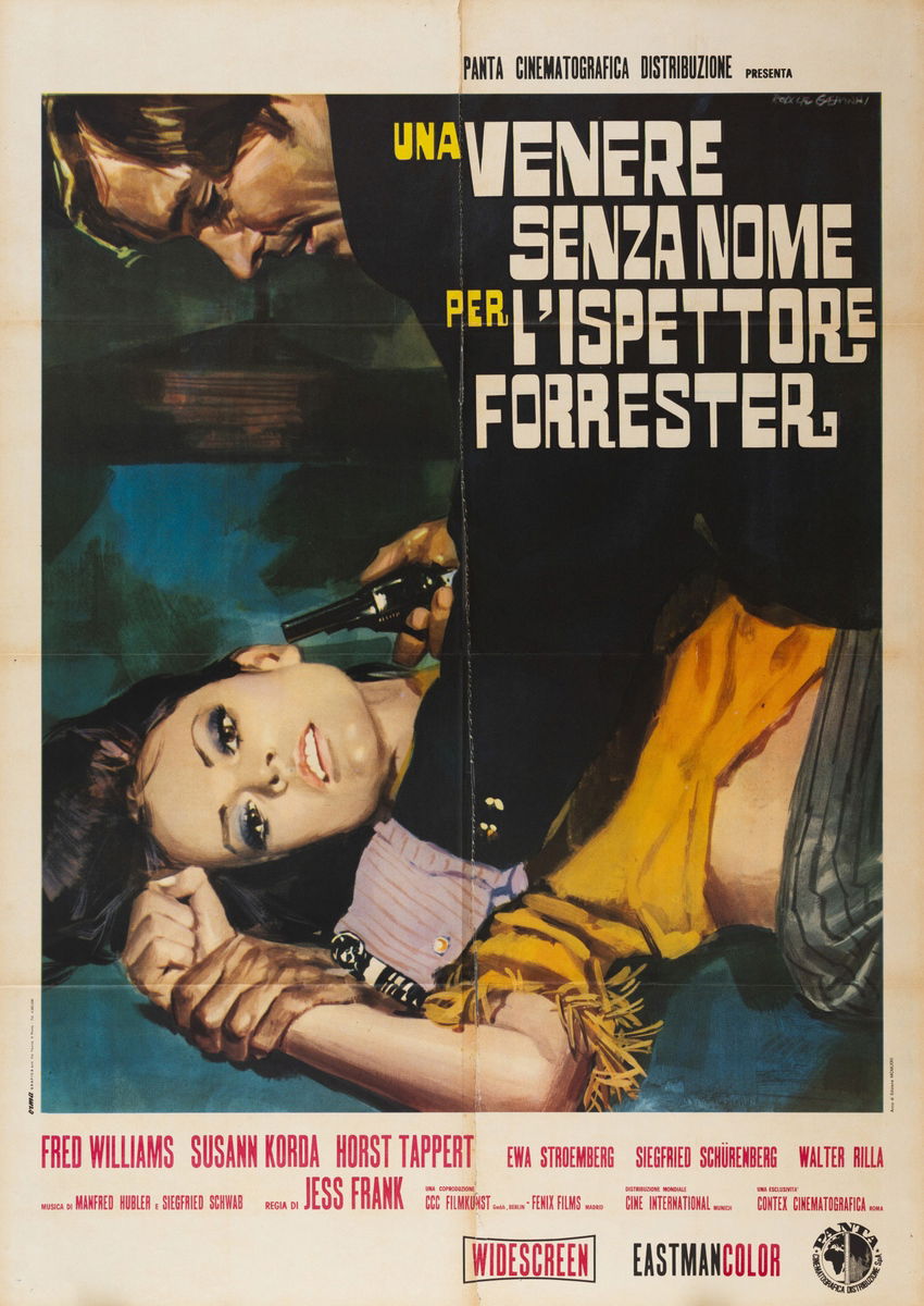 Una venere senza nome per l'ispettore Forrester - Manifesto 1