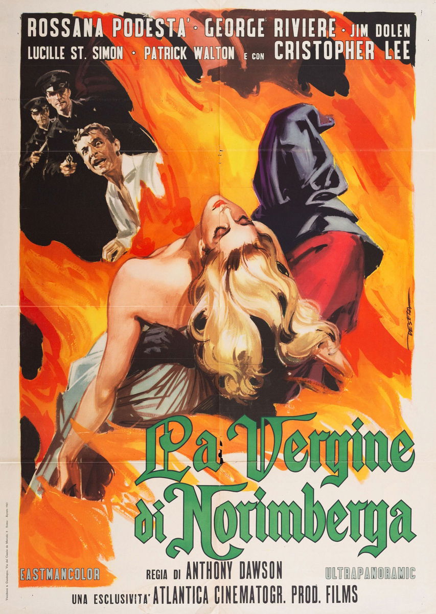 La vergine di Norimberga - Manifesto 1