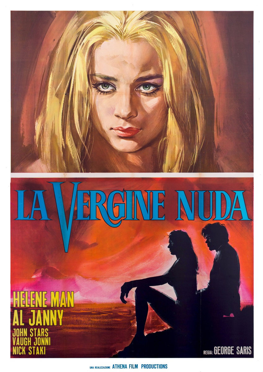 Poster 2 for the film La vergine nuda (1965)