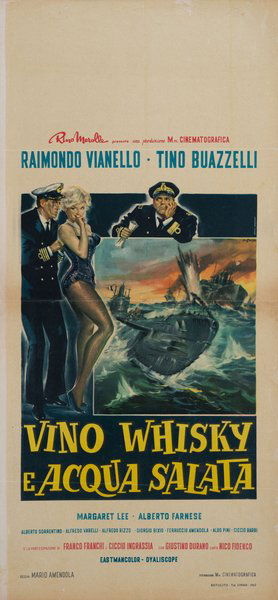 Vino, whisky e acqua salata