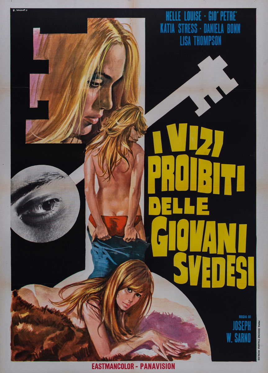 I vizi proibiti delle giovani Svedesi - Manifesto 1