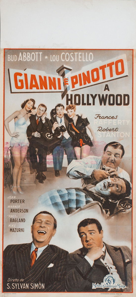 Gianni e Pinotto a Hollywood - Locandina 1