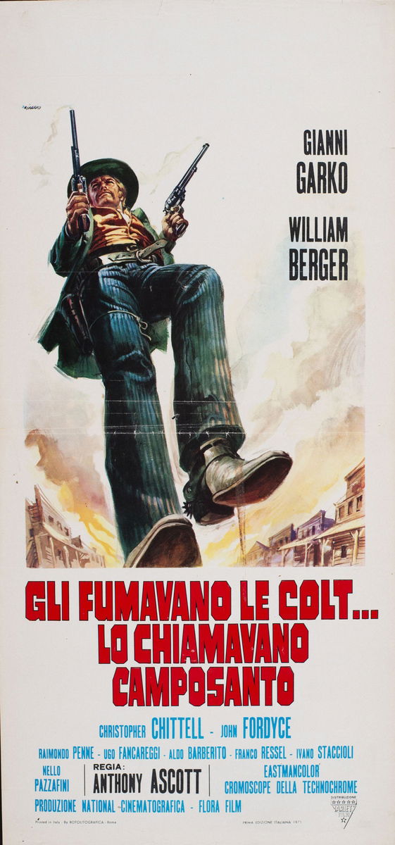 They Call Him Cemetery - Lobby Card 1