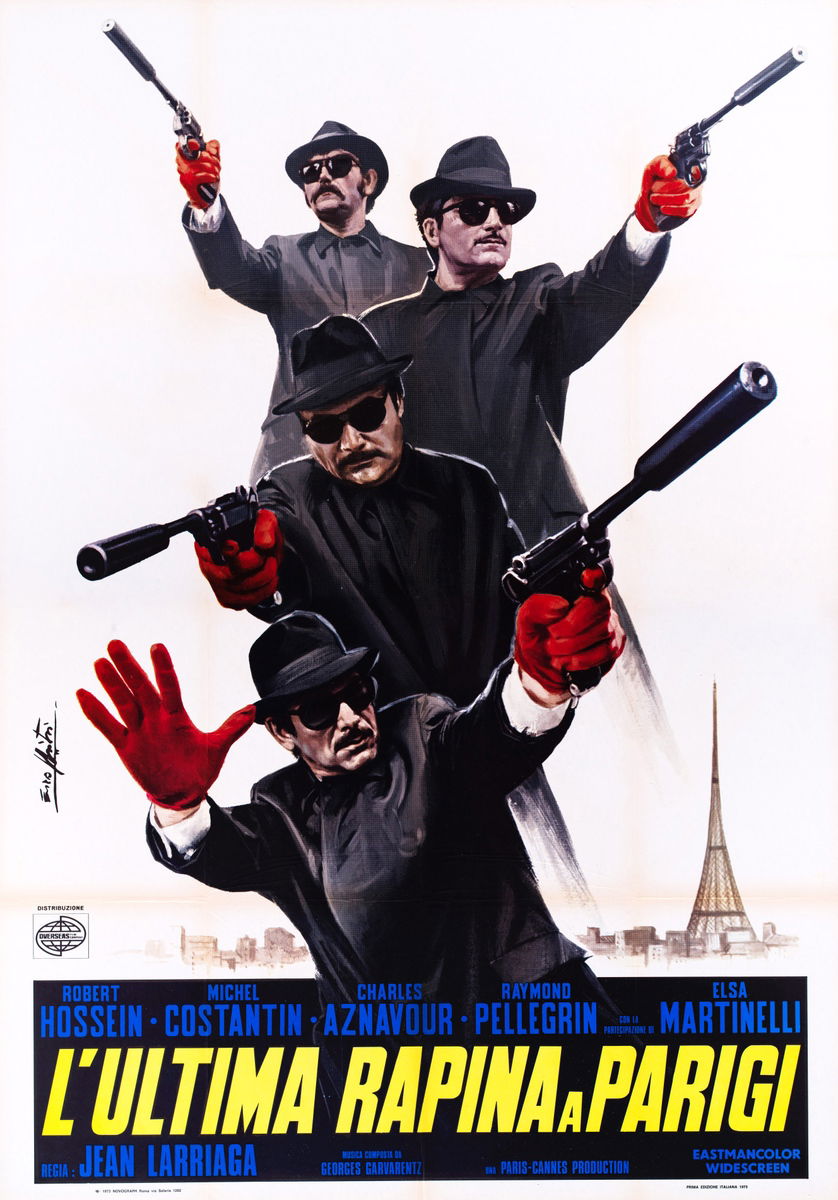 L'ultima rapina a Parigi - Manifesto 1