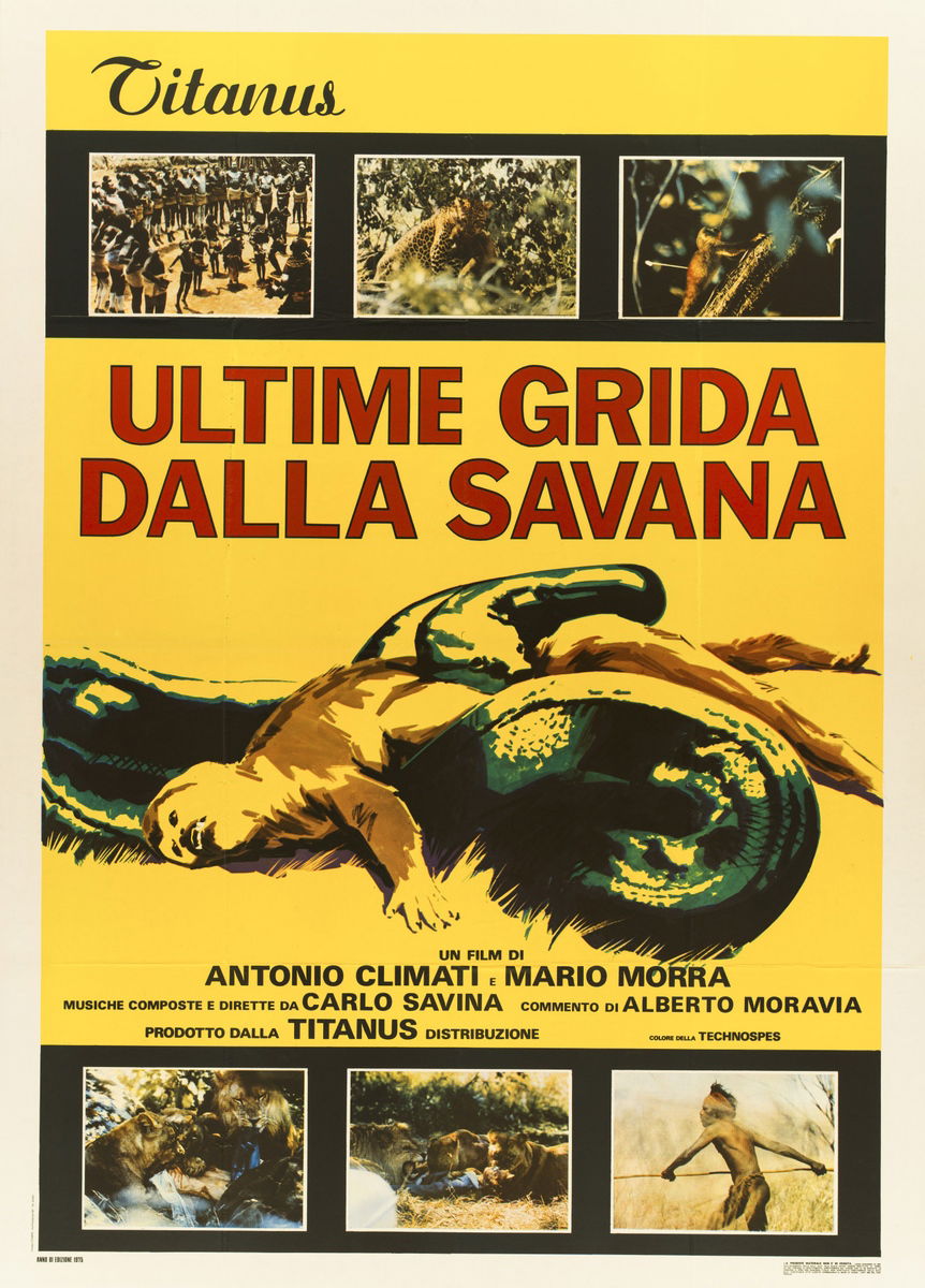 Ultime grida dalla savana - Manifesto 1