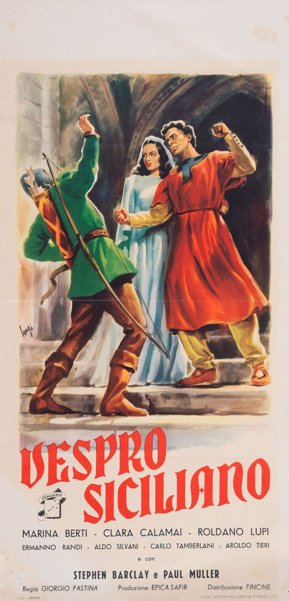 Vespro siciliano - Locandina 1