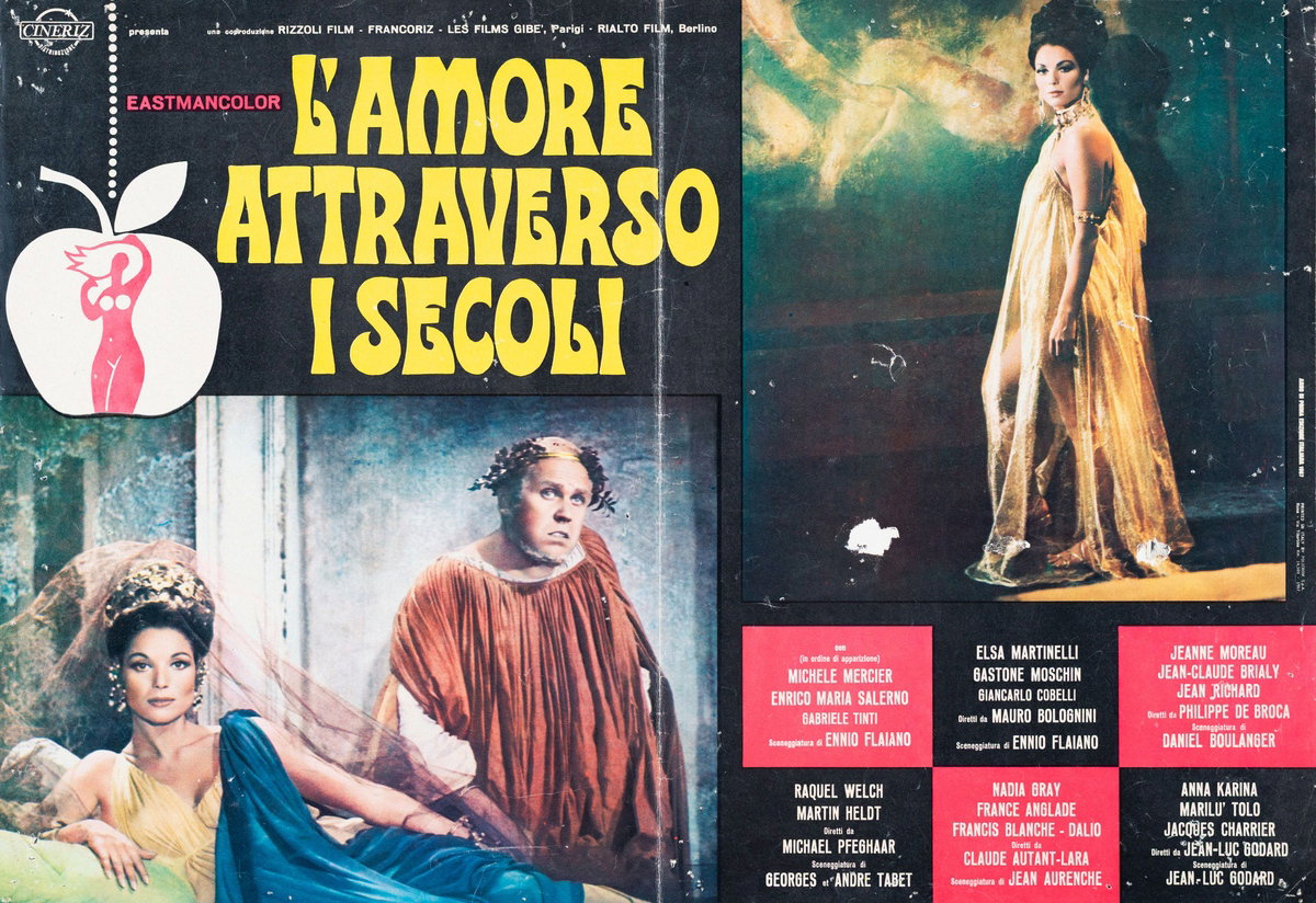 Fotobusta 2 per il film L'amore attraverso i secoli (1967)