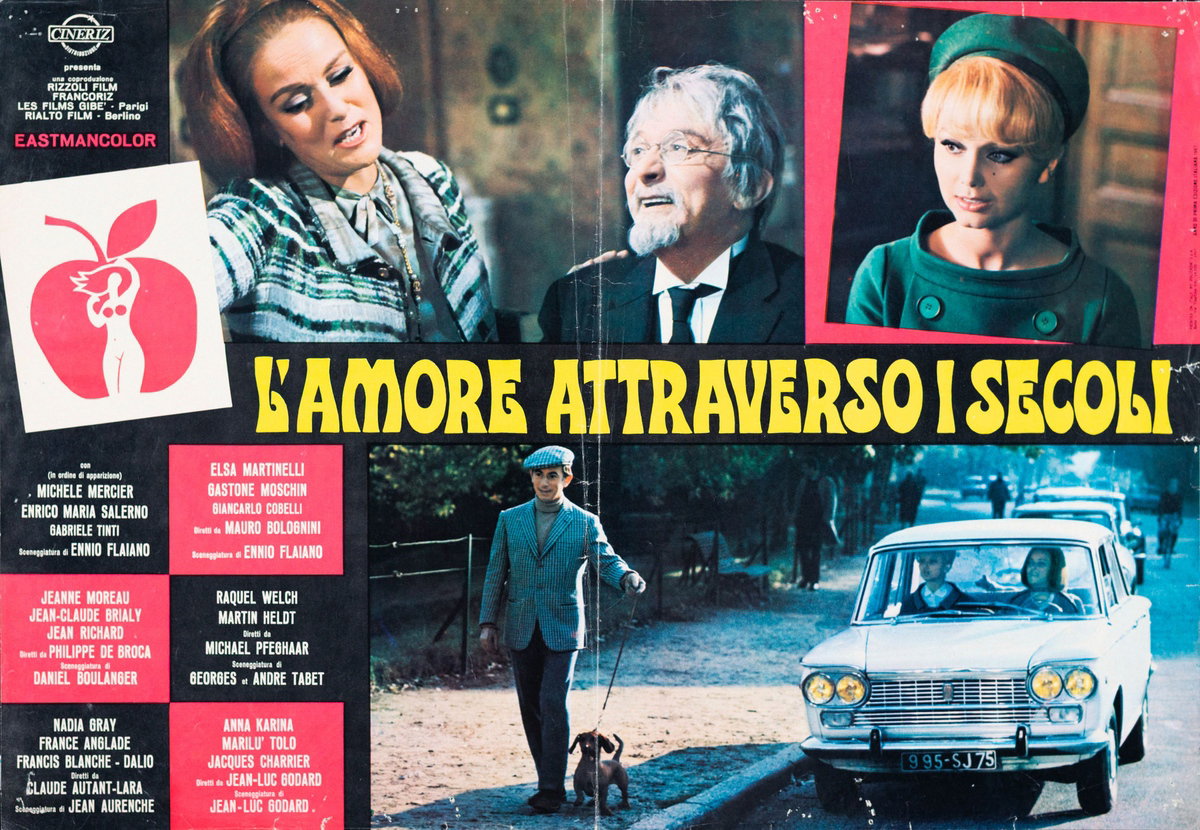 Fotobusta 3 per il film L'amore attraverso i secoli (1967)