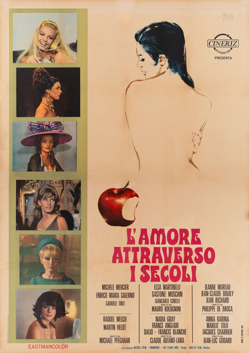 L'amore attraverso i secoli - Manifesto 1