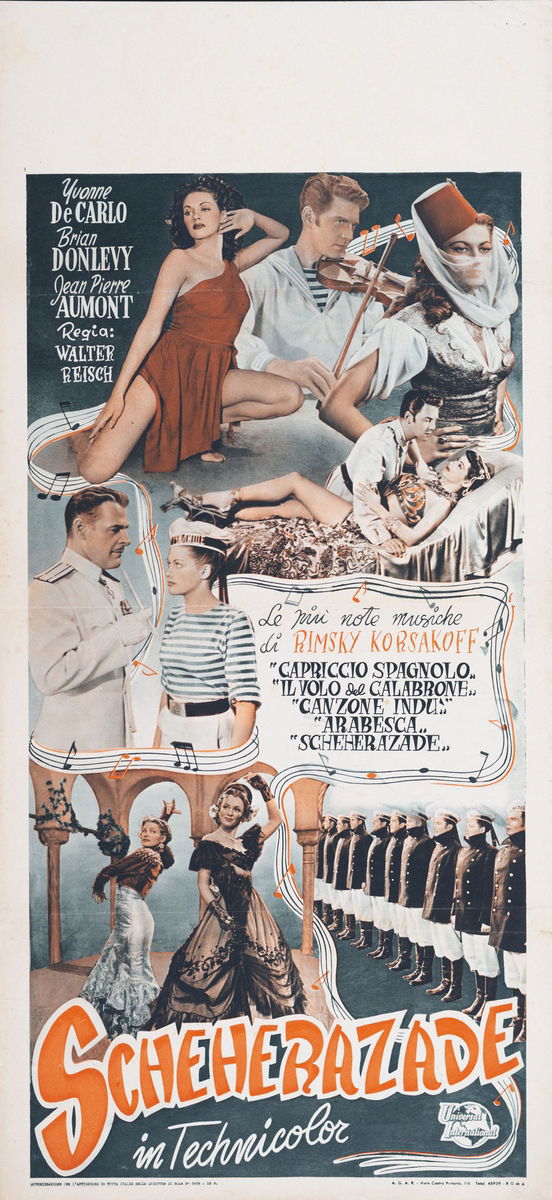 Song of Scheherazade - Lobby Card 1