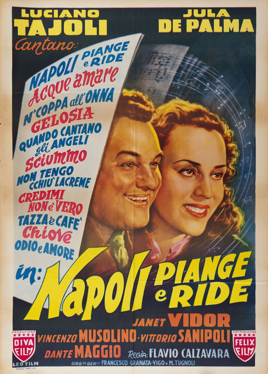 Napoli piange e ride - Manifesto 2