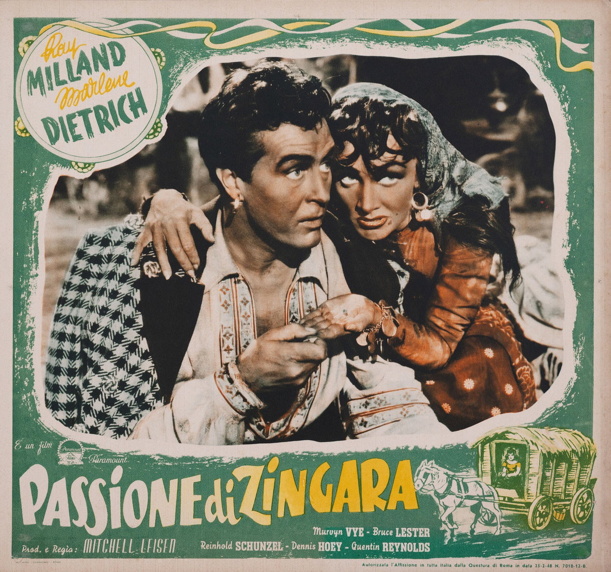 Lobby Card 2 for the film Golden Earrings (1947)