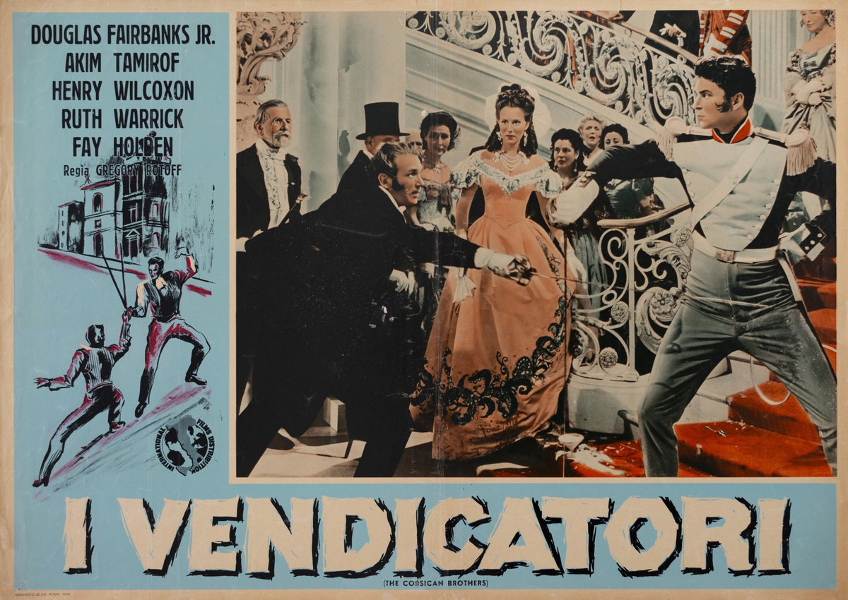 Lobby Card 2 for the film The Corsican Brothers (1941)
