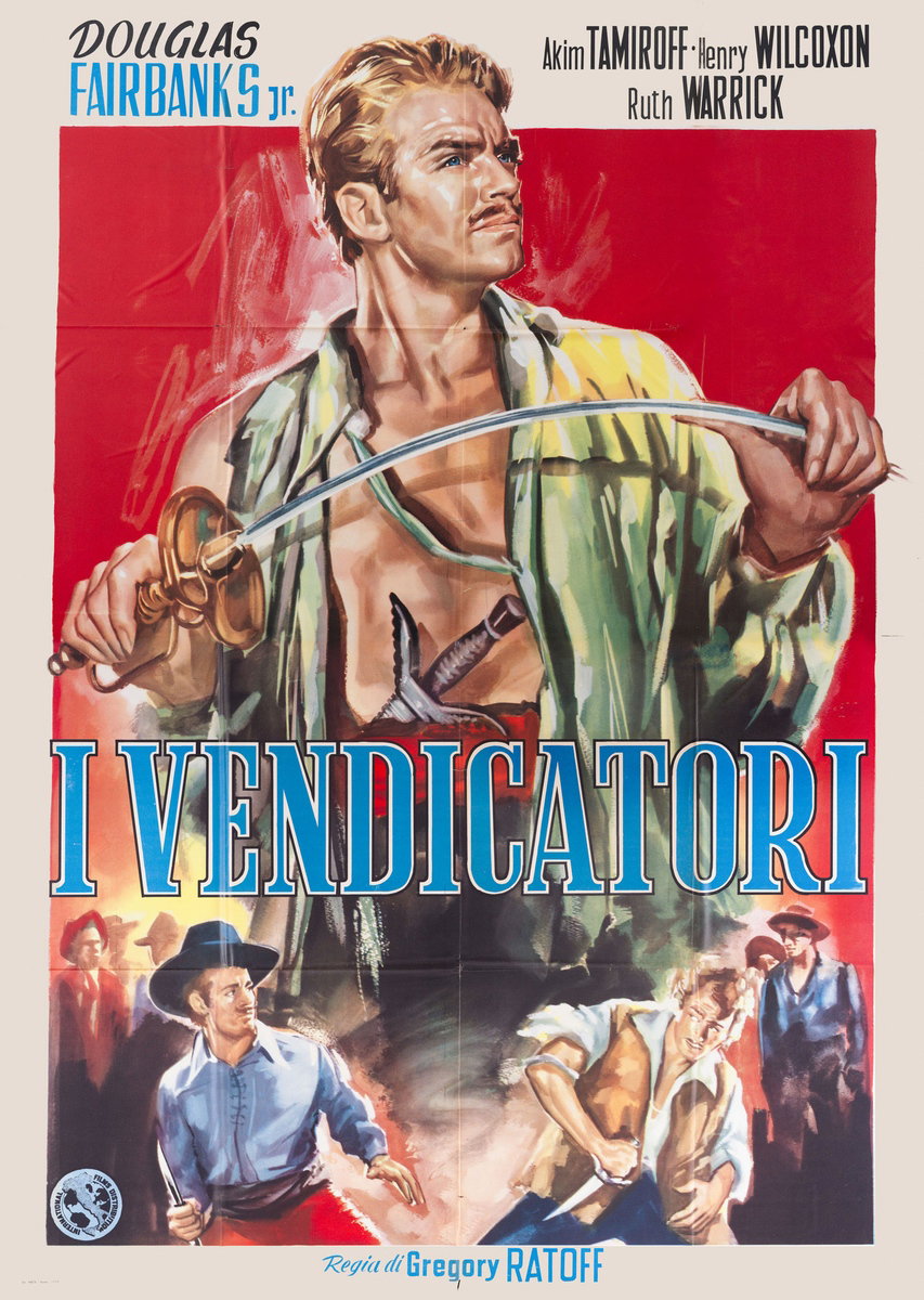 Manifesto 2 per il film I vendicatori (1941)