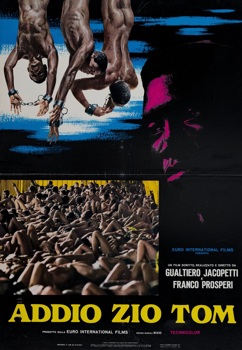 Manifesto 2 per il film Addio zio Tom (1971), dipinto da Renato Casaro (Renè)