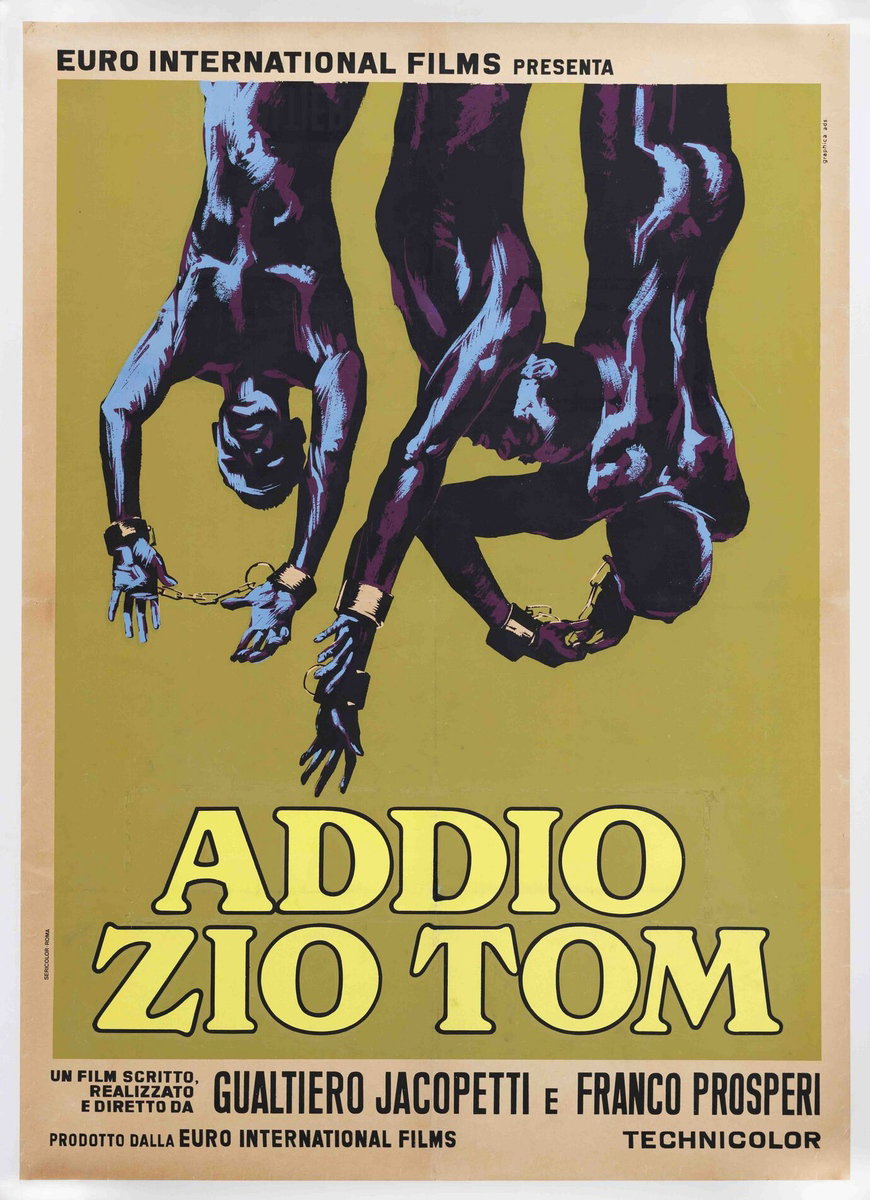 Poster 3 for the film Goodbye Uncle Tom (1971), painted by Renato Casaro (Renè)