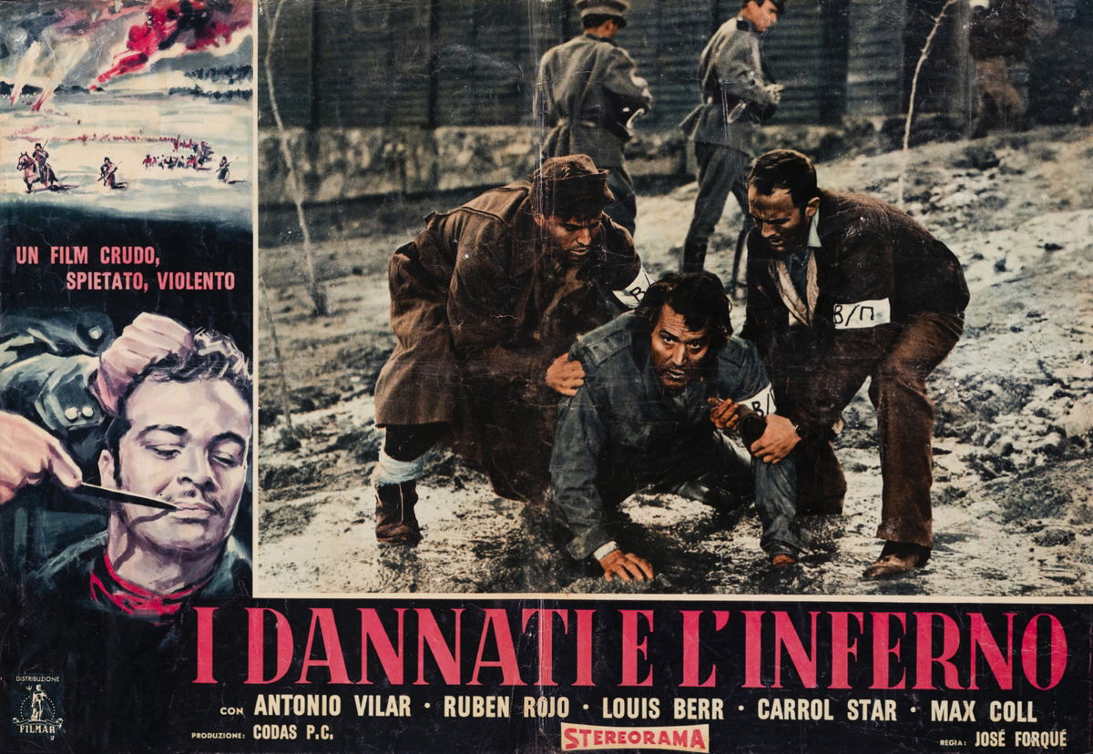 dannati e l'inferno - Fotobusta 1