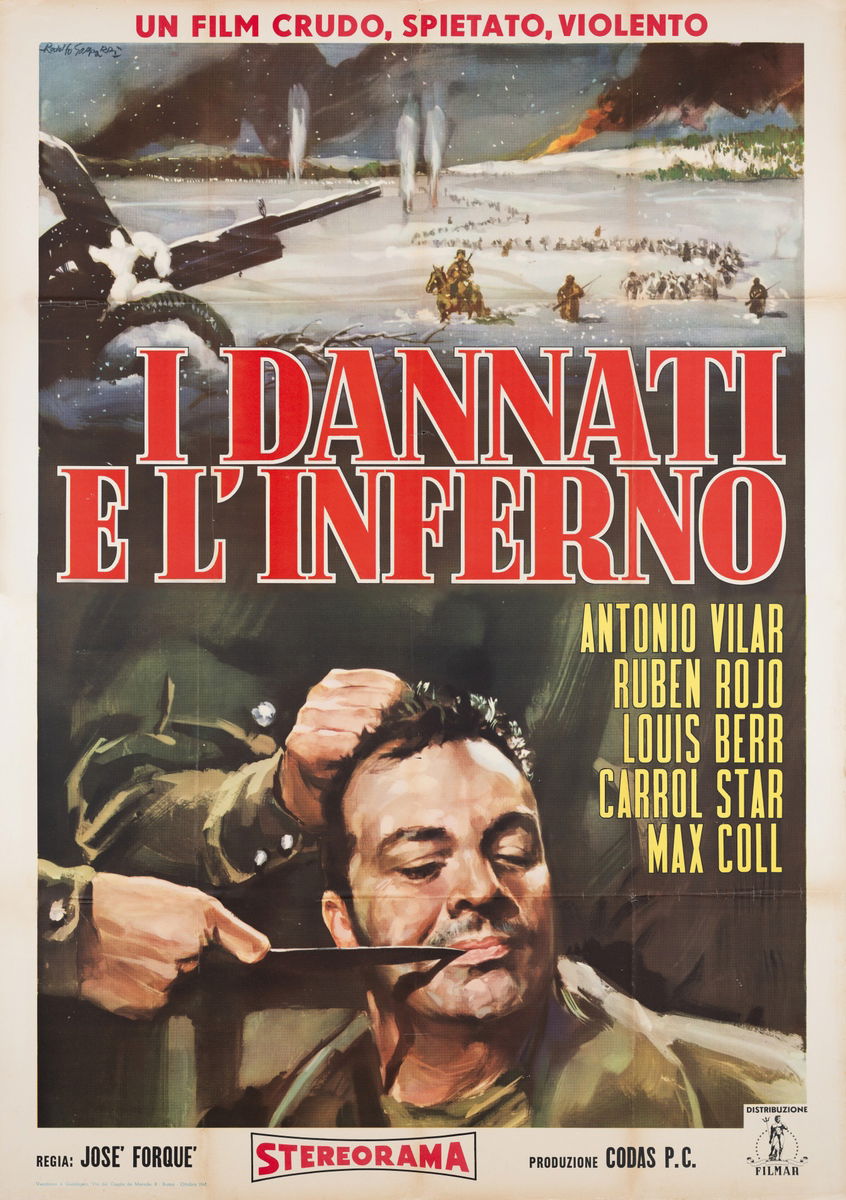 dannati e l'inferno - Manifesto 1