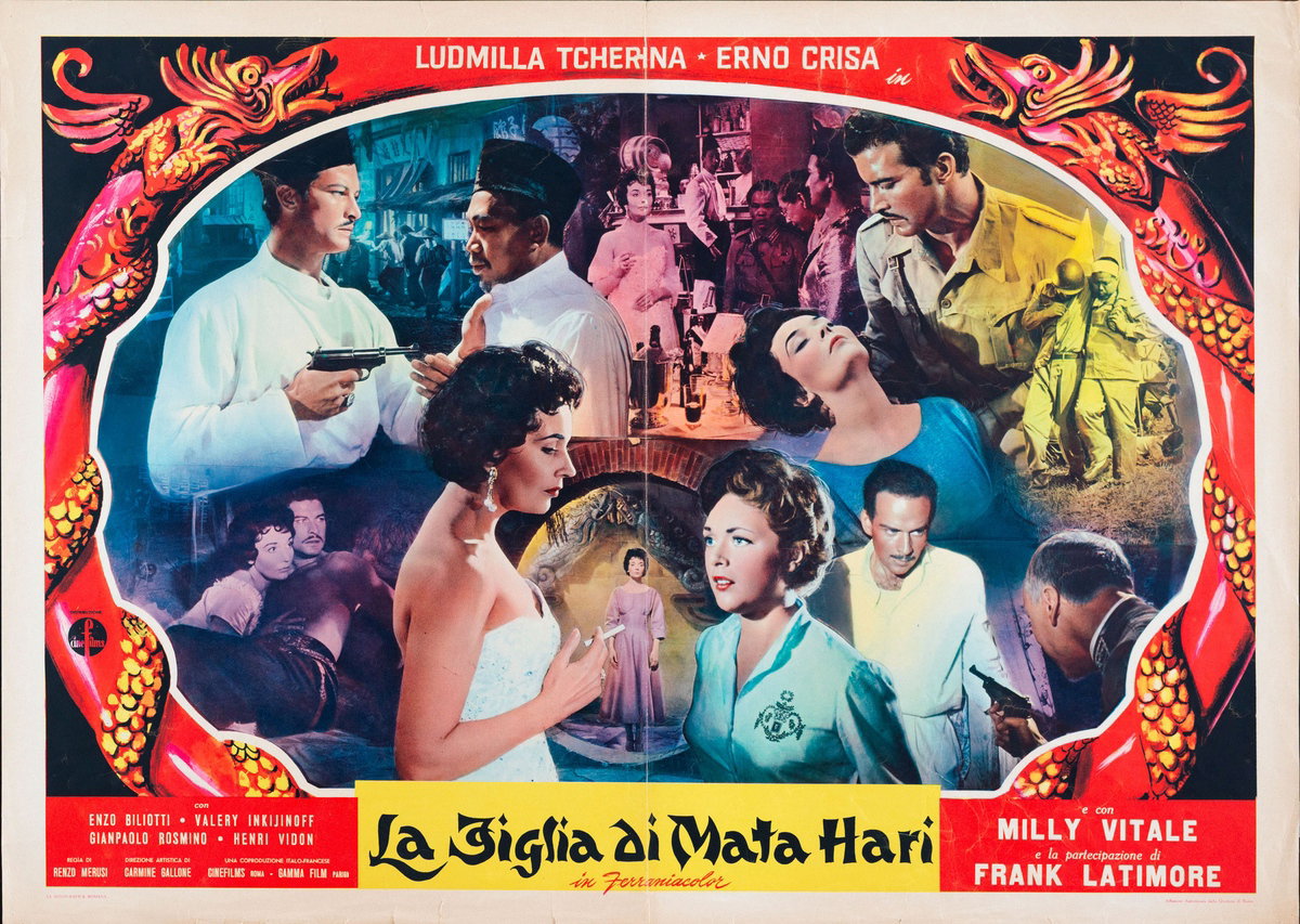 Lobby Card 2 for the film Mata Hari's Daughter (1954)