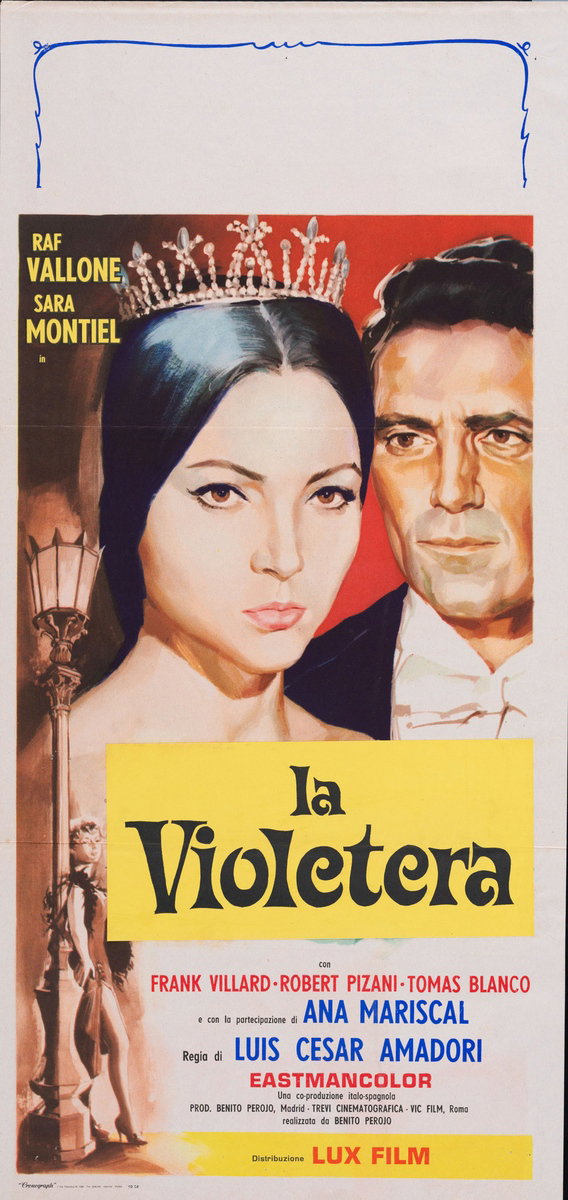 Locandina 2 per il film La violetera (1958)