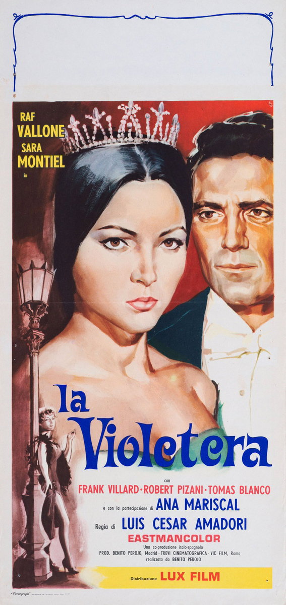 Locandina 3 per il film La violetera (1958)