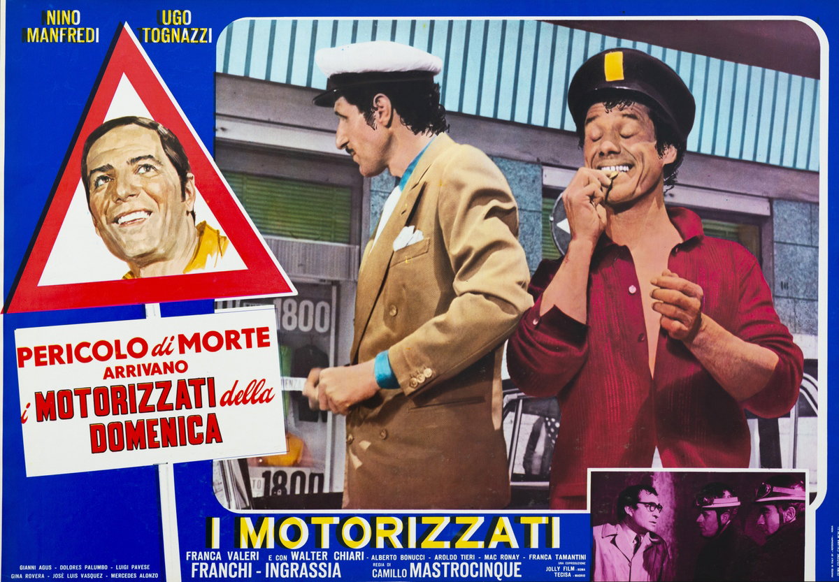 Fotobusta 6 per il film I motorizzati (1962)
