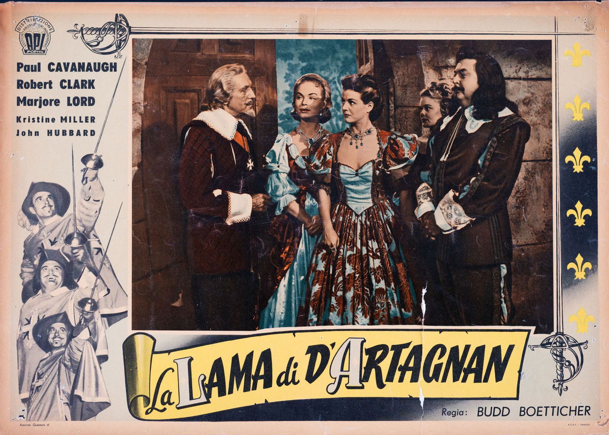 La lama di D'Artagnan - Fotobusta 1