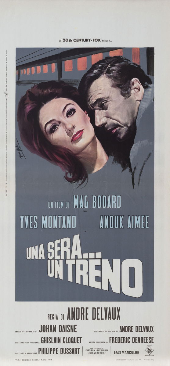 One Night... a Train - Lobby Card 1