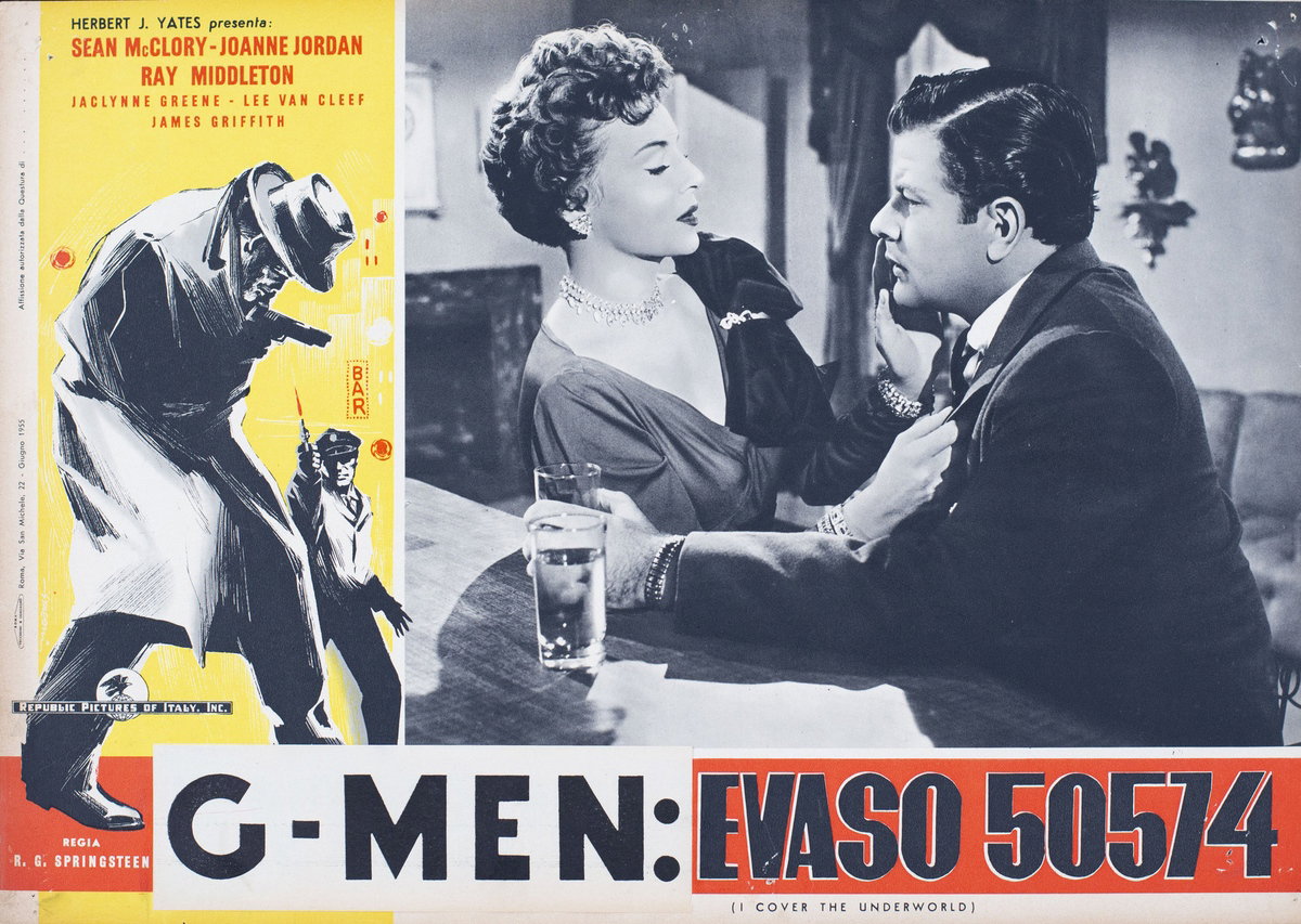 Fotobusta 3 per il film G men: evaso 50574 (1955)