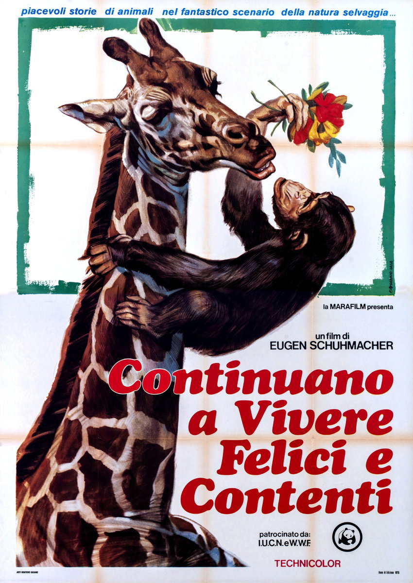 Manifesto 2 per il film Continuano a vivere felici e contenti (1973), dipinto da Piero Ermanno Iaia