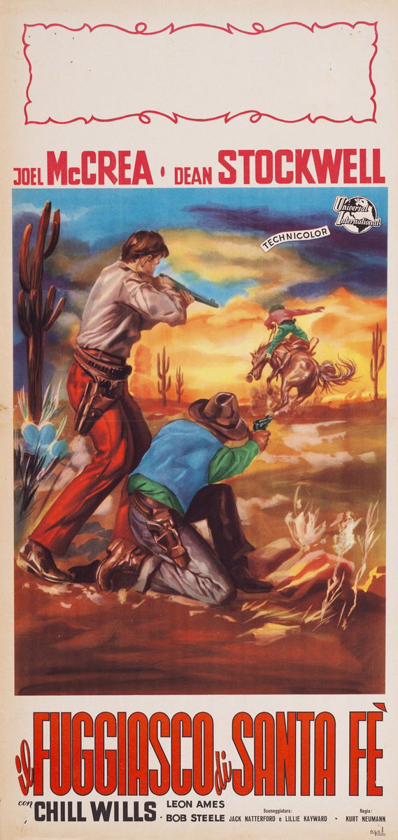 Il fuggiasco di Santa Fè - Locandina 1