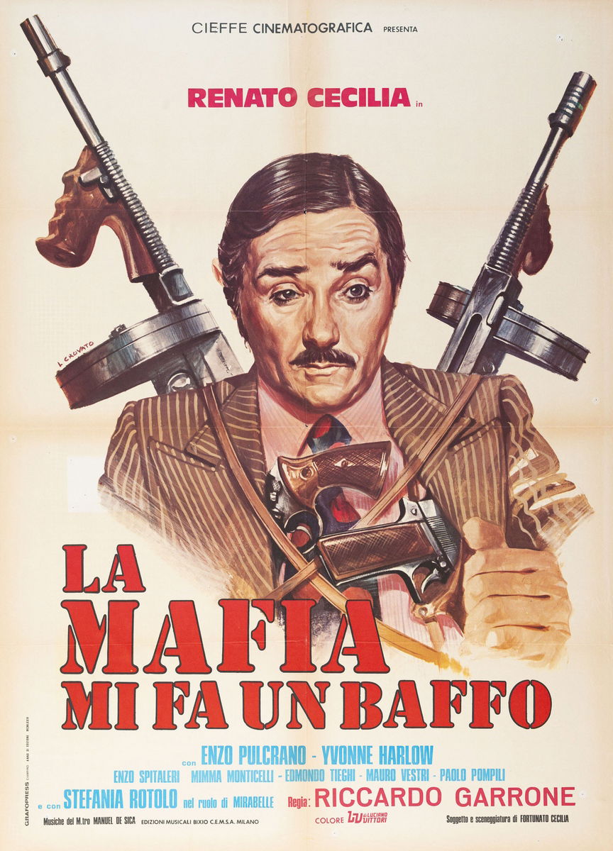 La mafia mi fa un baffo - Manifesto 1