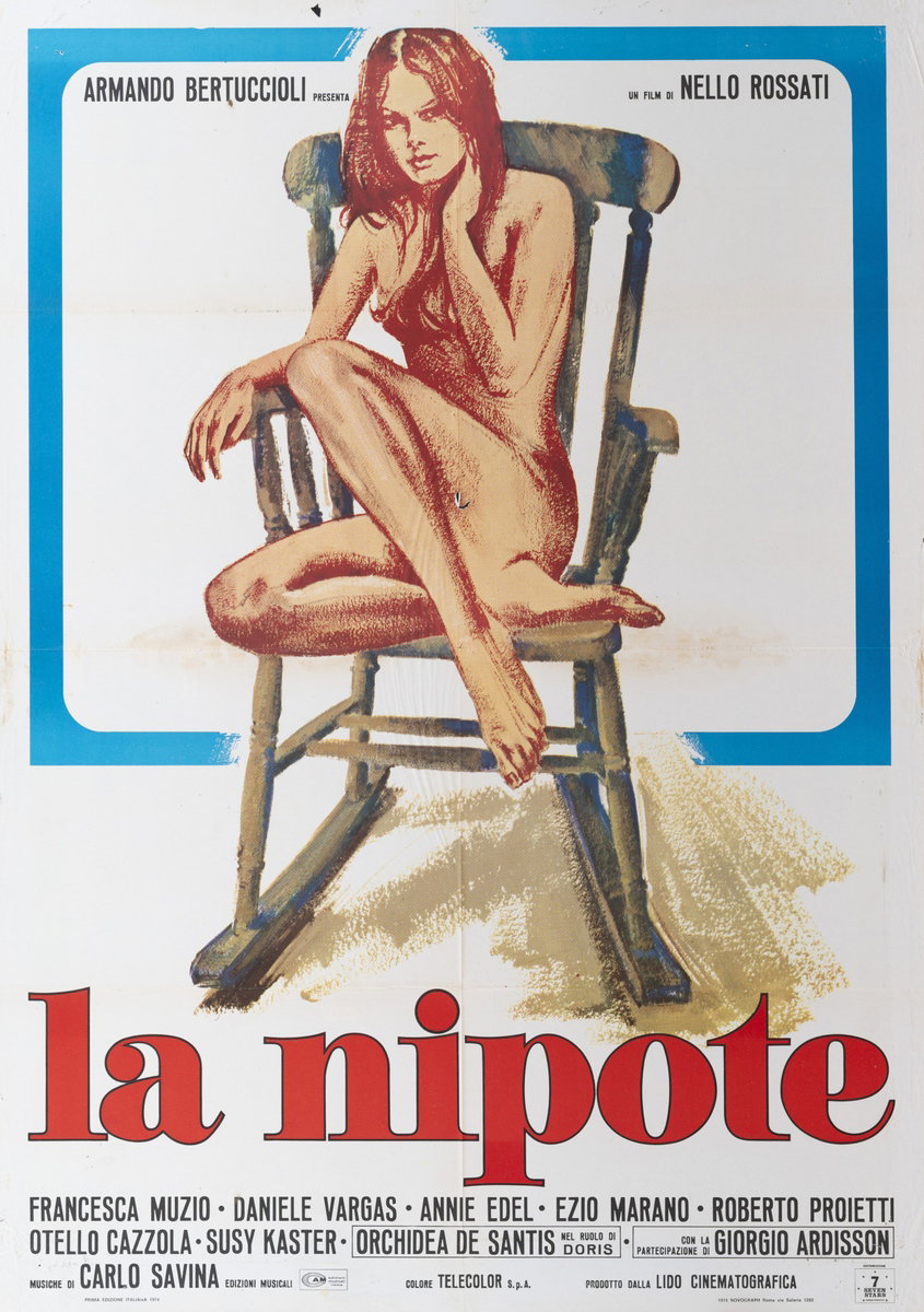 Manifesto 2 per il film La nipote (1974)