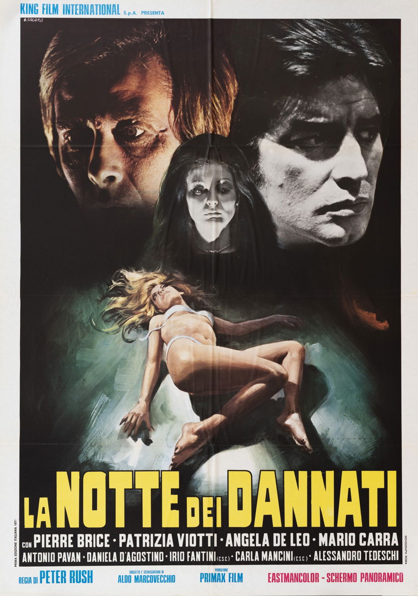 La notte dei dannati - Manifesto 1
