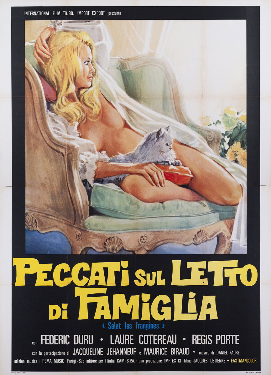 Manifesto 3 per il film Peccati sul letto di famiglia (1975)