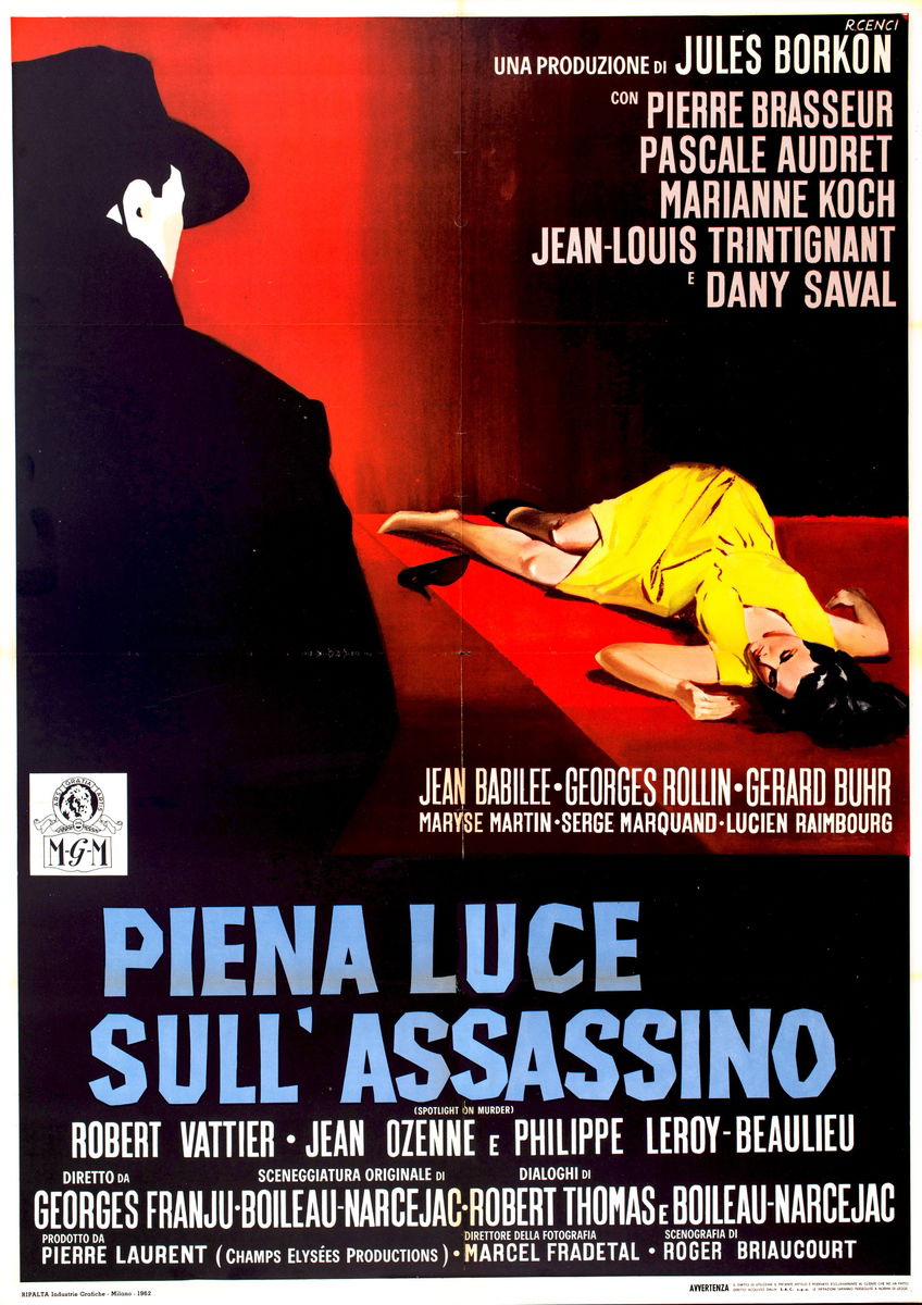 Piena luce sull'assassino - Manifesto 1