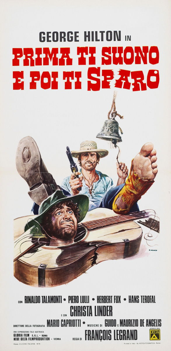 Trinity Plus the Clown and a Guitar - Lobby Card 1