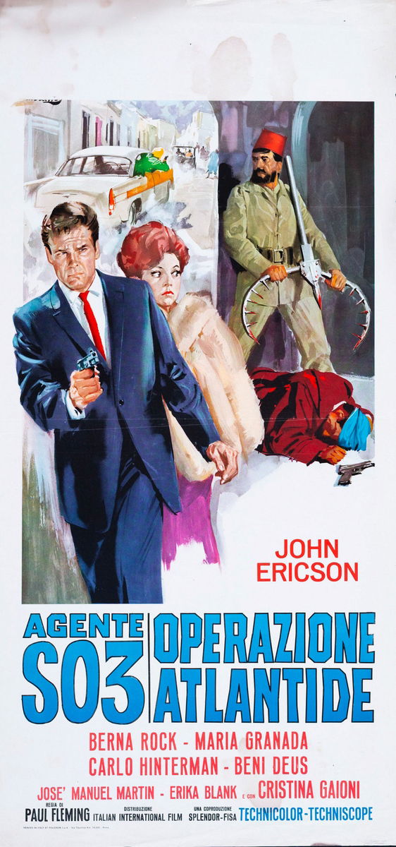Agente S03 operazione Atlantide - Locandina 1