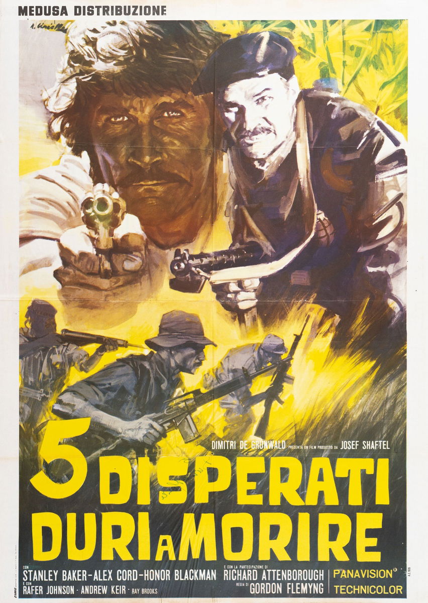 5 Disperati duri a morire - Manifesto 1