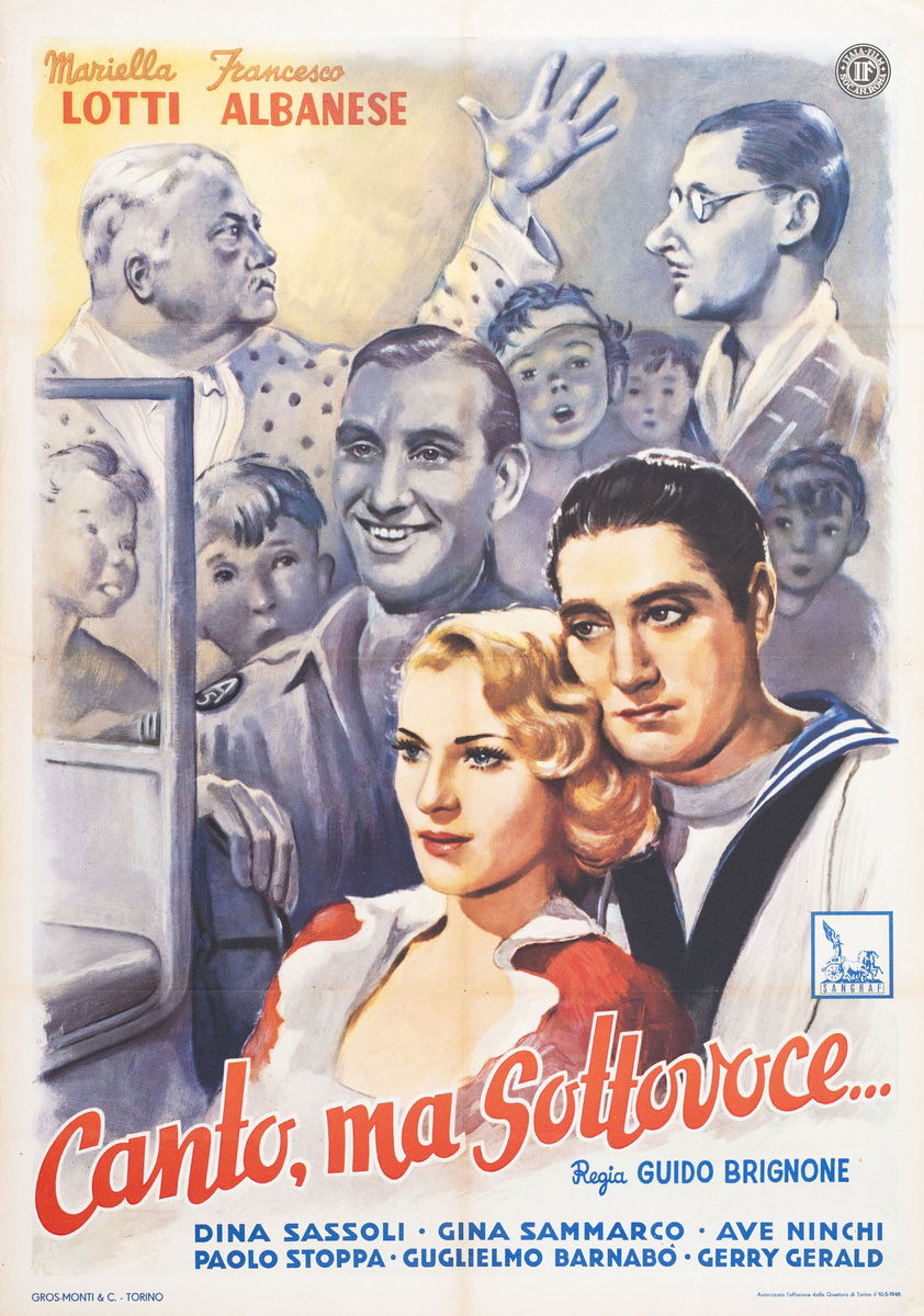 Canto, ma sottovoce... - Manifesto 1