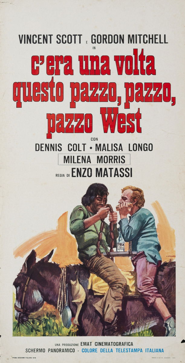 C'era una volta questo pazzo pazzo West - Locandina 1