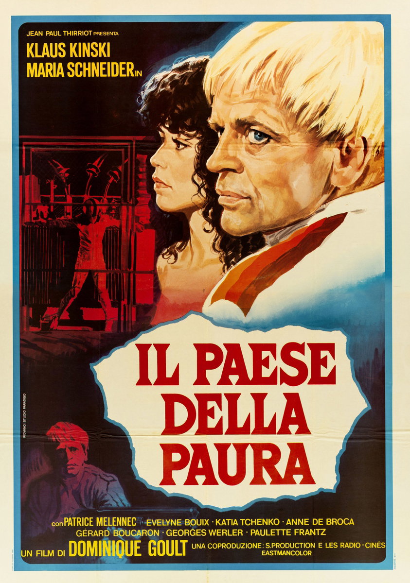 Manifesto 2 per il film Il paese della paura (1976), dipinto da Mario Piovano
