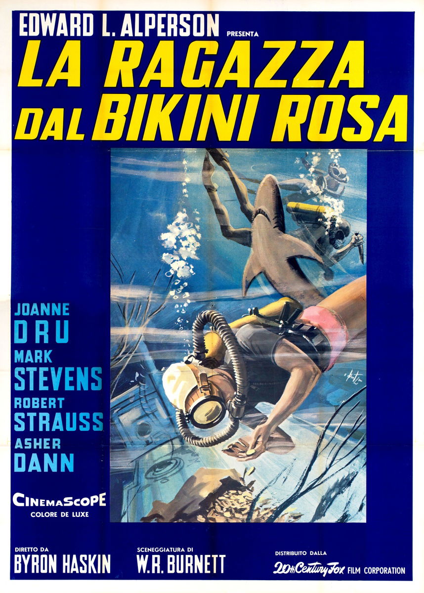 La ragazza dal bikini rosa - Manifesto 1