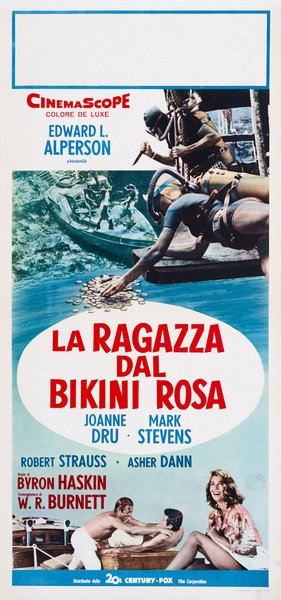 La ragazza dal bikini rosa