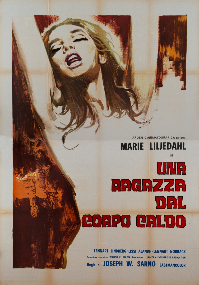 Manifesto 2 per il film La ragazza dal corpo caldo (1971)
