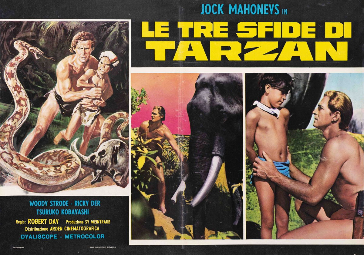 Tarzan's Three Challenges - Fotobusta 1