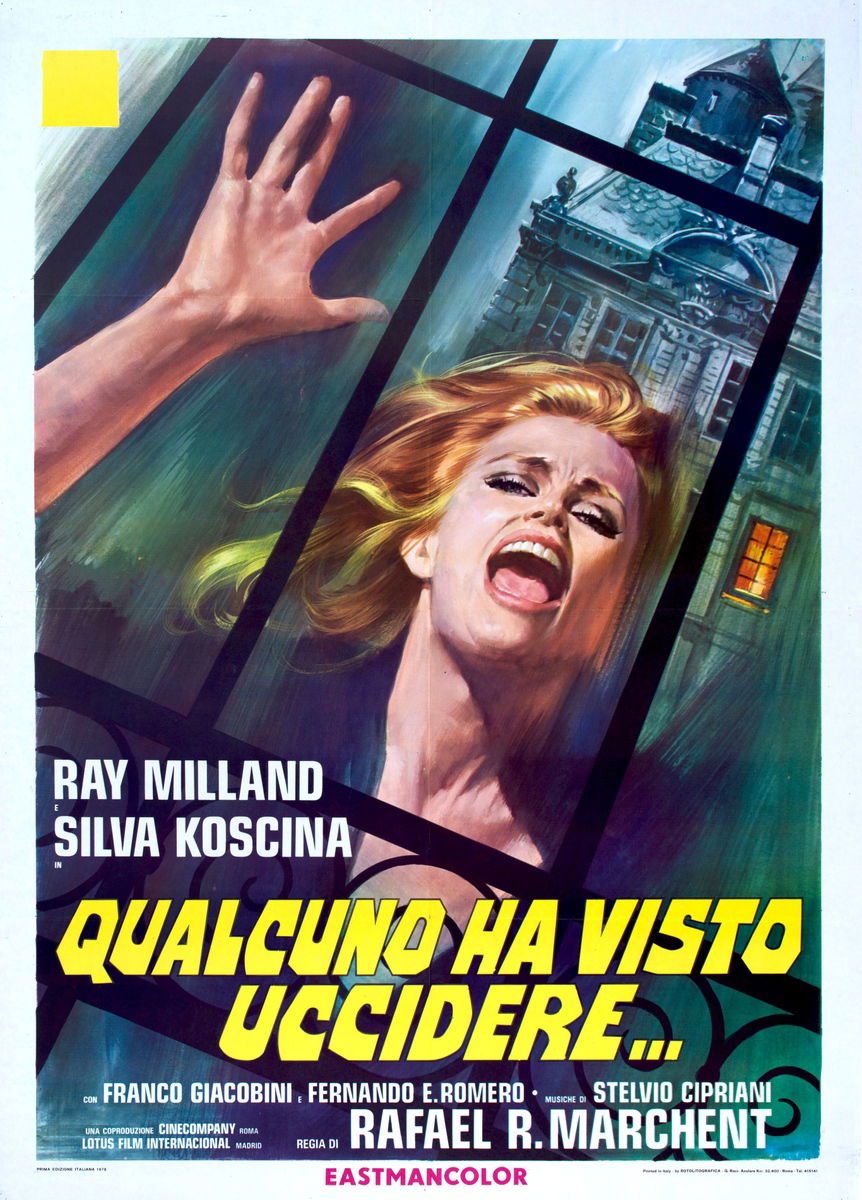 Qualcuno ha visto uccidere... - Manifesto 1