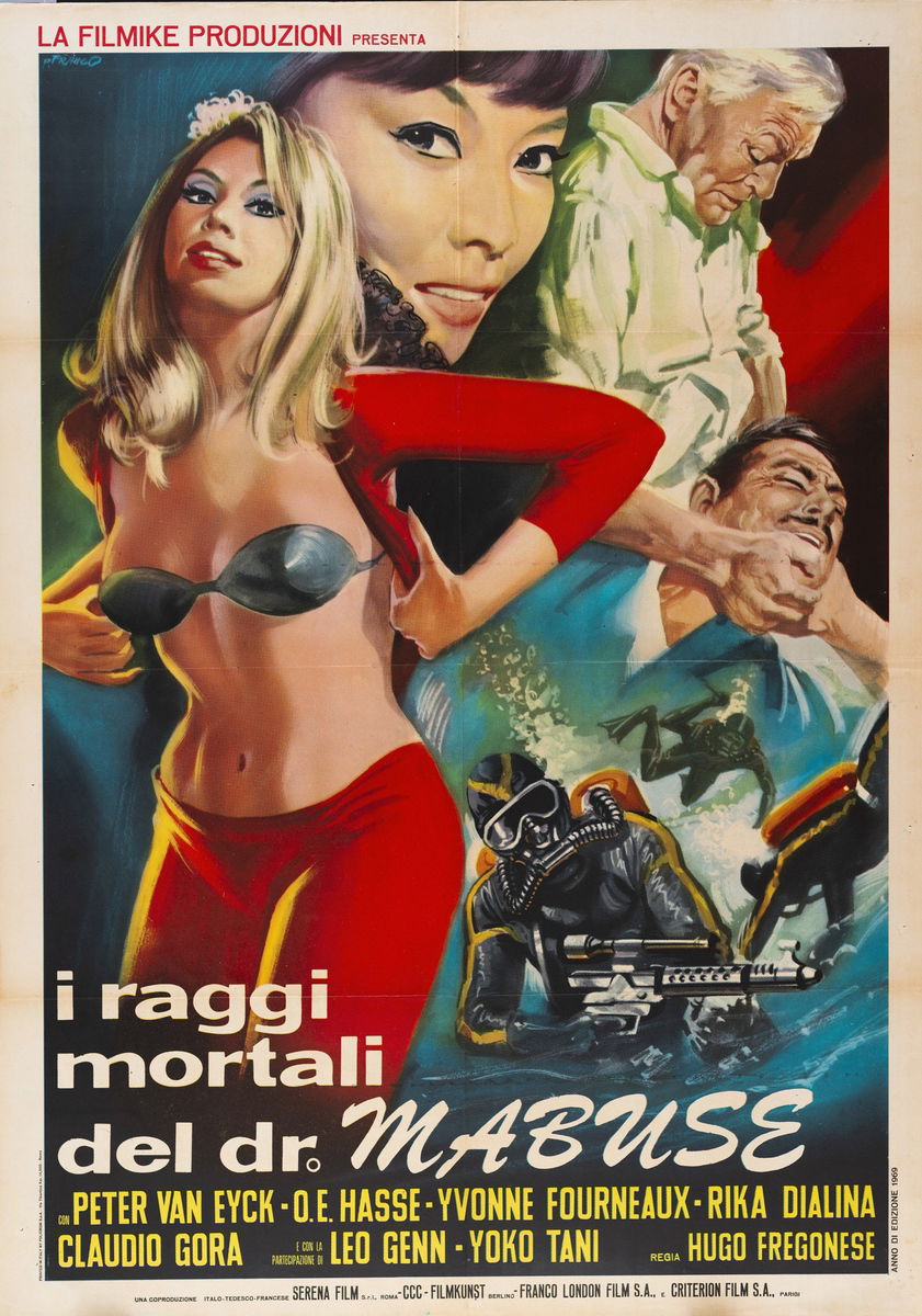 I raggi mortali del Dr. Mabuse - Manifesto 1