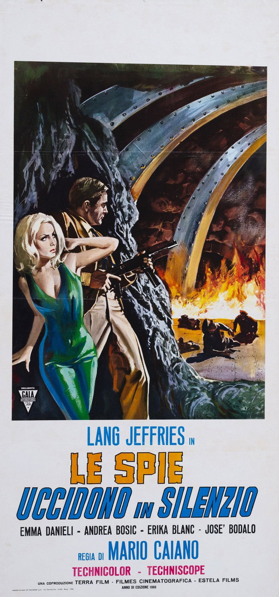 Locandina 2 for the film Spies Kill Silently (1966)